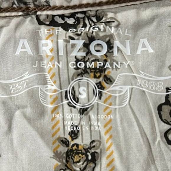 Vintage 90s Arizona Short Sleeve Pearl Snap Western Shirt Men Size Small Cowboy - Picture 5 of 8